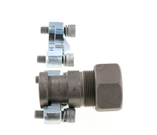 3/4'' SAE-Flansch 6000 PSI Stahl mit 30S (M42x2) ISO 6162-2