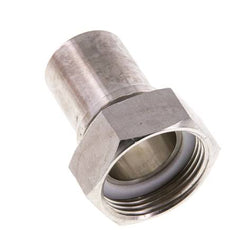 32 mm (1-1/4'') & G1-1/4'' Edelstahl 1.4401 Schlauchtülle Überwurfmutter Flachdichtung PTFE Sicherheitskragen EN 14420-5 (DIN 2817)