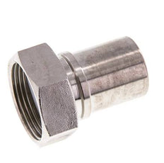 32 mm (1-1/4'') & G1-1/4'' Edelstahl 1.4401 Schlauchtülle Überwurfmutter Flachdichtung PTFE Sicherheitskragen EN 14420-5 (DIN 2817)