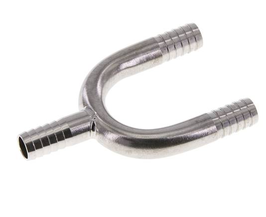 9 mm (3/8'') Y-Schlauchverbinder aus Edelstahl 1.4301