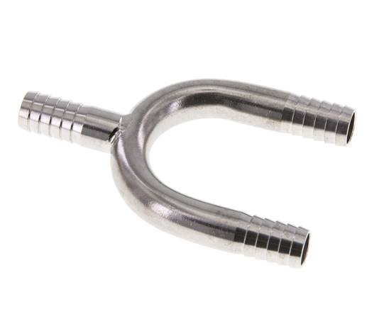 9 mm (3/8'') Y-Schlauchverbinder aus Edelstahl 1.4301