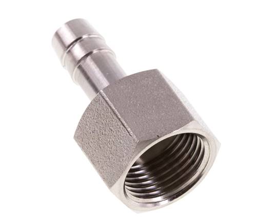 G 3/8'' x 8mm Edelstahl Schlauchtülle 40 Bar