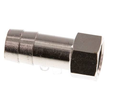 G 1/4'' x 13mm Vernickeltes Messing Schlauchanschluss 16 Bar [2 Stück]