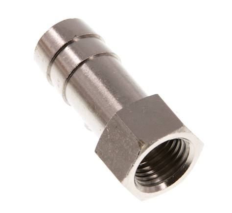 G 1/4'' x 13mm Vernickeltes Messing Schlauchanschluss 16 Bar [2 Stück]