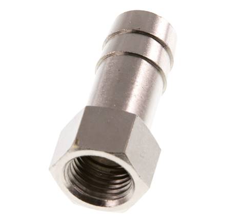 G 1/4'' x 13mm Vernickeltes Messing Schlauchanschluss 16 Bar [2 Stück]