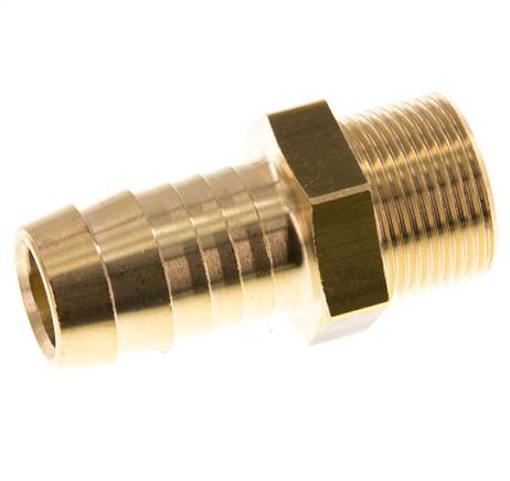 M24x1,5 Außengewinde x 19mm Messing Schlauchanschluss 16 Bar