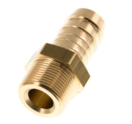 M24x1,5 Außengewinde x 19mm Messing Schlauchanschluss 16 Bar