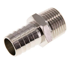 R 1/2'' Außengewinde x 16mm Messing vernickelt Schlauchtülle 16 Bar