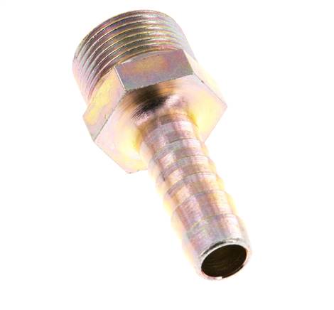 G 3/4'' Außengewinde x 13 mm Verzinktes Stahl-Schlauchstück 25 bar