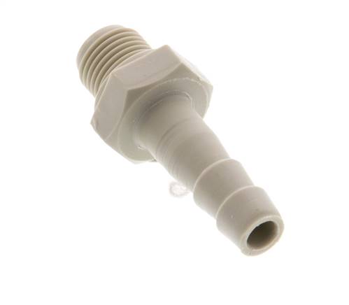 G 1/8'' Außengewinde x 6 mm Polypropylen (PP) Schlauchtülle 10 bar