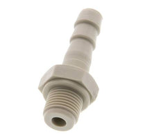 G 1/8'' Außengewinde x 6 mm Polypropylen (PP) Schlauchtülle 10 bar