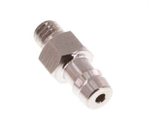 M3 Außengewinde x 3mm Edelstahl Schlauchanschluss 40 Bar