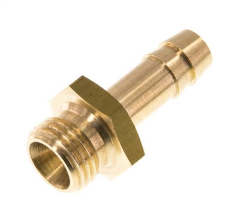 G 1/4'' Außengewinde x 8mm Messing-Schlauchtülle 16 bar [5 Stück]