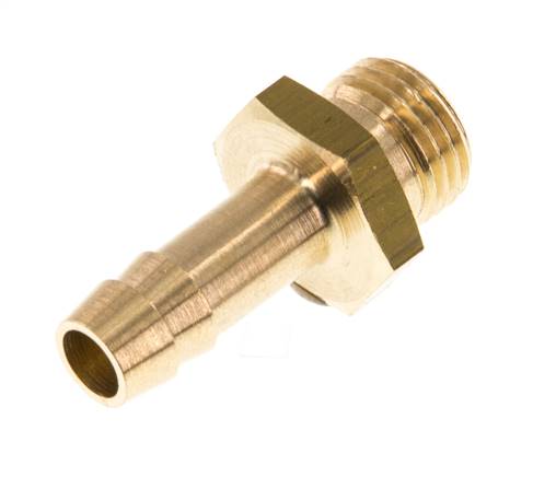 G 1/4'' Außengewinde x 8mm Messing-Schlauchtülle 16 bar [5 Stück]