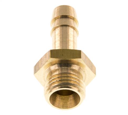 G 1/4'' Außengewinde x 8mm Messing-Schlauchtülle 16 bar [5 Stück]