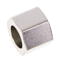 9mm (G1/4'') Überwurfmutter aus Messing vernickelt L15.5mm [5 Stück]