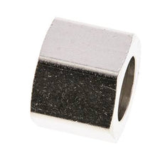 9mm (G1/4'') Überwurfmutter aus Messing vernickelt L15.5mm [5 Stück]