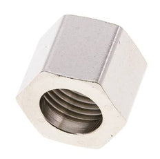 9mm (G1/4'') Überwurfmutter aus Messing vernickelt L15.5mm [5 Stück]