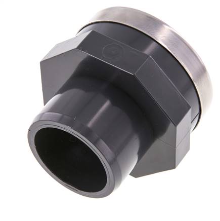 PVC-Fitting Klebemuffe 50mm x Innengewinde Rp 2''