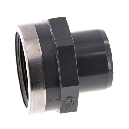 PVC-Fitting Klebemuffe 50mm x Innengewinde Rp 2''