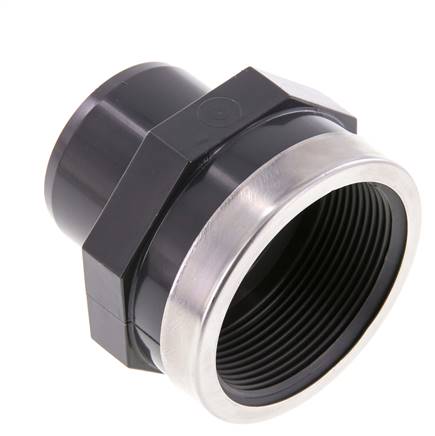 PVC-Fitting Klebemuffe 50mm x Innengewinde Rp 2''
