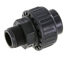 PVC-Verschraubung Innengewinde 25mm x Außengewinde R 3/4'' FKM