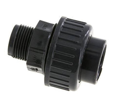 PVC-Verschraubung Innengewinde 25mm x Außengewinde R 3/4'' FKM