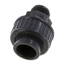 PVC-Verschraubung Innengewinde 25mm x Außengewinde R 3/4'' FKM