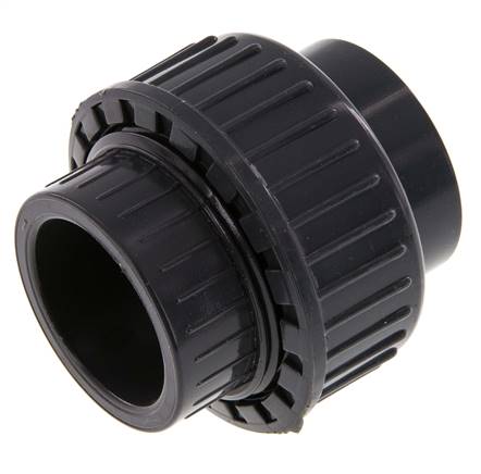 PVC-Verschraubung Klebemuffe 32x61mm FKM