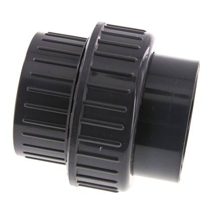 PVC-Union-Fitting Socket 63x99mm FKM