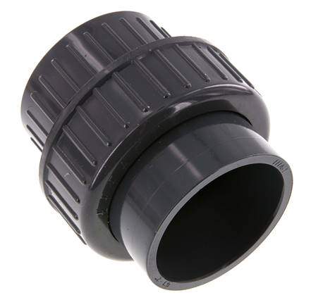 PVC-Union-Fitting Socket 63x99mm FKM