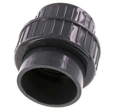 PVC-Union-Fitting Socket 63x99mm FKM