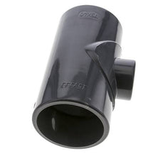 PVC-Reduzier-T-Stück Klebemuffe 75 bis 40 mm