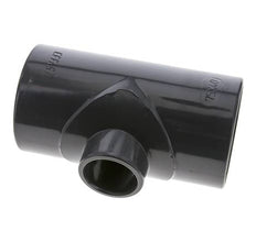 PVC-Reduzier-T-Stück Klebemuffe 75 bis 40 mm