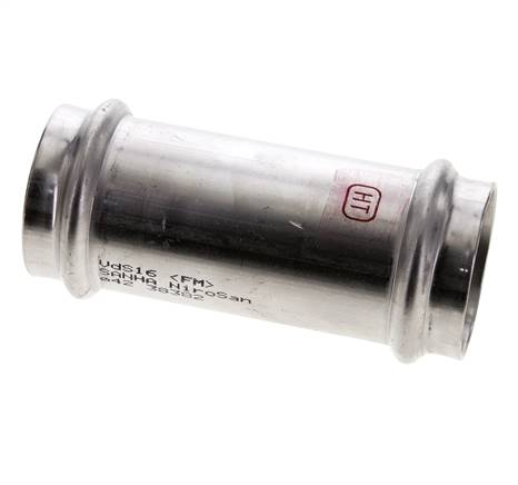 Pressfitting - 42mm Innengewinde - Edelstahl lang