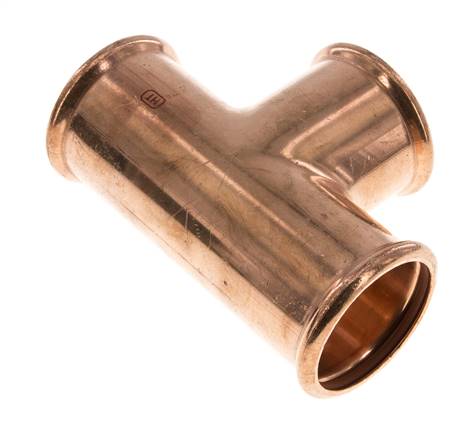 T-Pressfitting - 54mm Innengewinde - Kupferlegierung