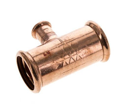 T-Pressfitting - 15mm Innengewinde & 35mm - Kupferlegierung