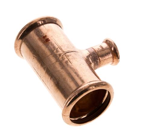 T-Pressfitting - 15mm Innengewinde & 35mm - Kupferlegierung