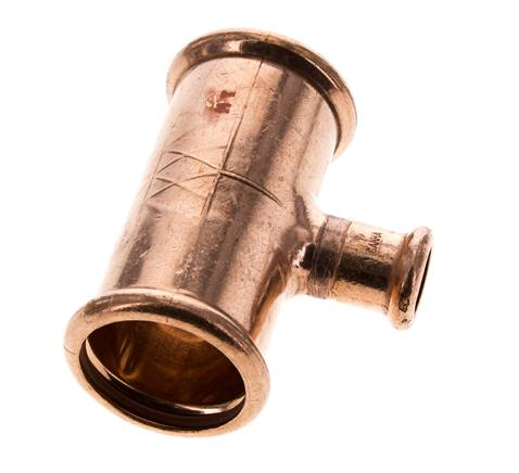 T-Pressfitting - 15mm Innengewinde & 35mm - Kupferlegierung