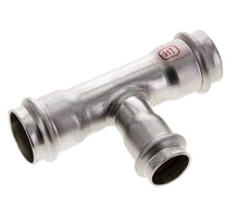 T-Pressfitting - 22mm Innengewinde & 28mm - Edelstahl