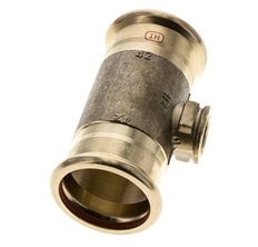T-Pressfitting - 42mm Innengewinde & Rp 1/2'' Innengewinde - Kupferlegierung