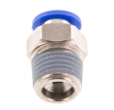 6mm x R1/4'' Steckverschraubung mit Außengewinde Messing/PA 66 NBR [5 Stück]