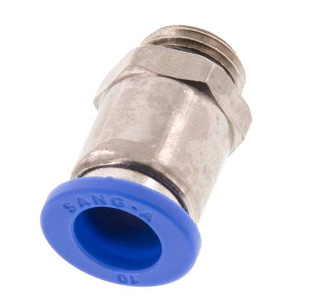 10mm x G1/4'' Steckverschraubung mit Außengewinde Messing/PA 66 NBR [2 Stück]