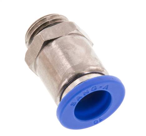 10mm x G1/4'' Steckverschraubung mit Außengewinde Messing/PA 66 NBR [2 Stück]