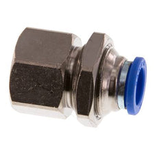10mm x G3/8'' Steckverschraubung mit Innengewinde Messing/PA 66 NBR Schottverschraubung