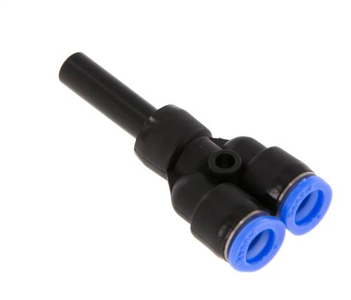 6mm x 6mm Y-Steckverschraubung mit Steckverbindung PBT NBR Kompaktbauweise [2 Stück]