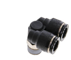 12mm x R3/8'' Y-Steckverschraubung mit Außengewinde Messing/PBT NBR drehbar