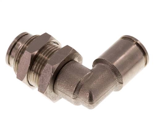 8mm 90 Grad Winkel Steckverschraubung Messing NBR Schott