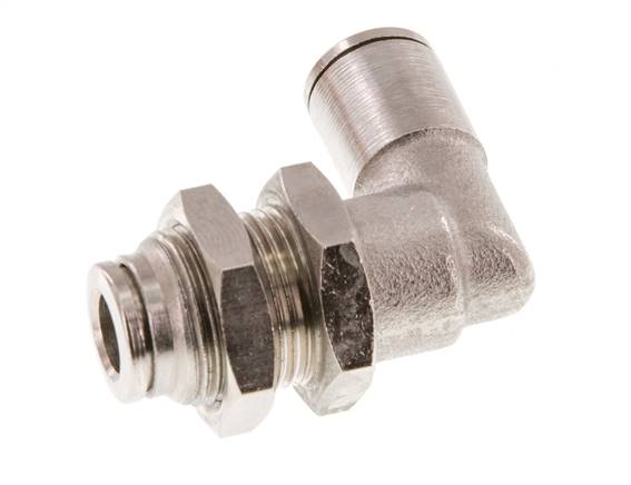6mm 90 Grad Winkel Steckverschraubung Messing NBR Schott