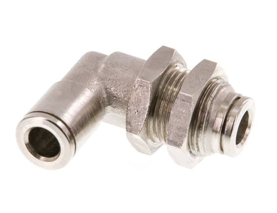 6mm 90 Grad Winkel Steckverschraubung Messing NBR Schott